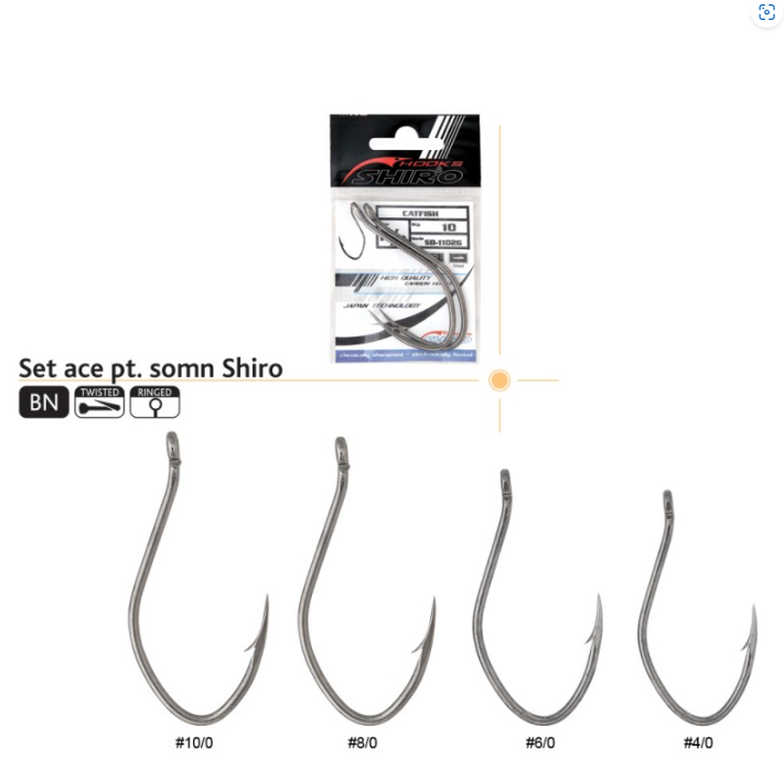 Baracuda Catfish Accessory Hook Set Shiro