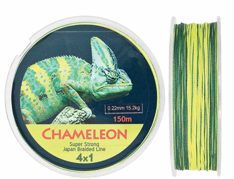 Baracuda Chameleon Braided Fishing Line 150m Multicolor 4 Strand