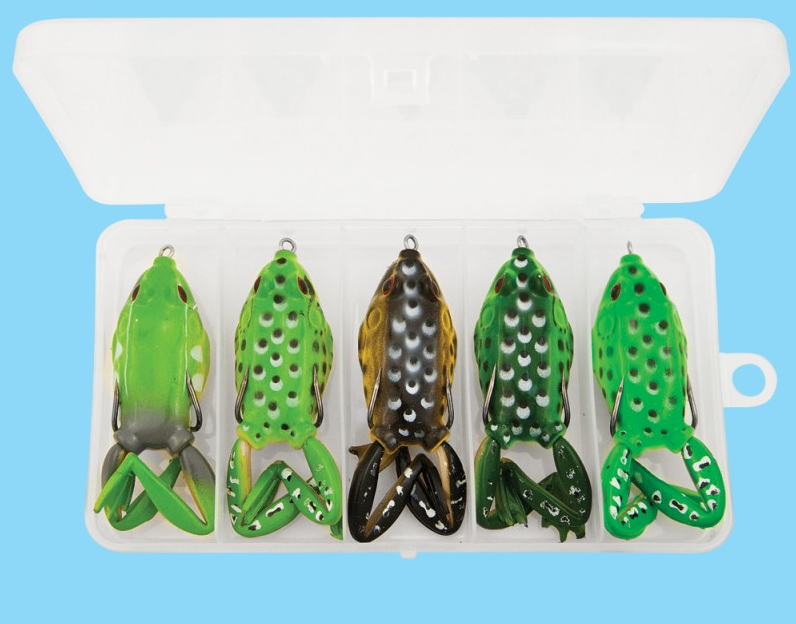 Baracuda Fishing Wobbler Frog Lure Set 5-Piece