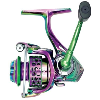 Yumoshi Fishing Reel GC800 Chameleon Finish Spinning Reel Size 800