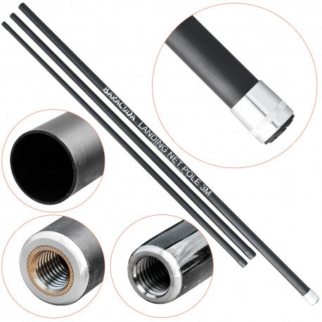 Baracuda Landing Net Handle 3.2m Telescopic