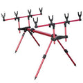 Baracuda Rod Pod RX5-4 Aluminium 4 Rods Red