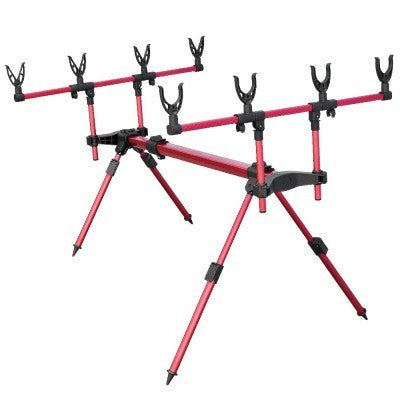Baracuda Rod Pod RX5-4 Aluminium 4 Rods Red