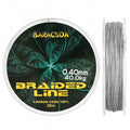 Baracuda Braided Fishing Line Grey Petrol 20m High Strength