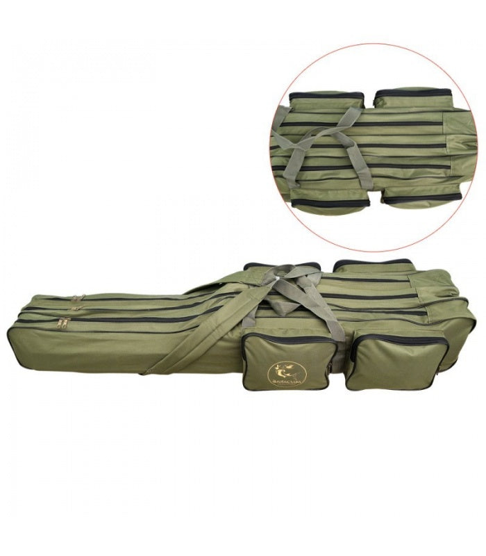 Baracuda Green 3-Compartment Rod Bag