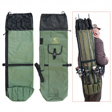 Baracuda 5-Rod Fishing Rod Bag B26
