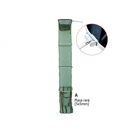 Baracuda Fishing Keepnet N11A Rectangular Eco Mesh 42x31cm 2m