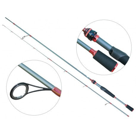 Baracuda Chub Fest Light Spinning Rod 3-12g 30T Carbon Fast Action
