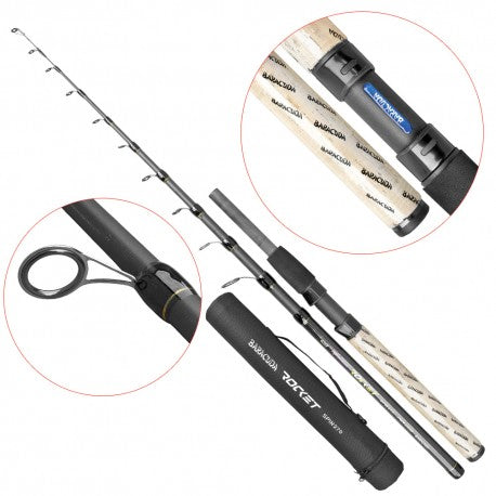 Baracuda Carbon Spinning Rod RocketSpin