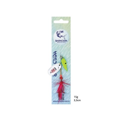Baracuda Spinner Lure SF05-23 Rotating Spoon 3.3cm 15g