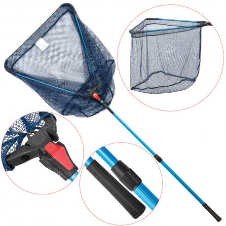 Baracuda Fishing Landing Net Triangular ECO Mesh 1.5m