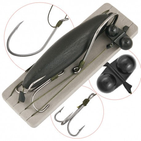 Baracuda Catfish Accessory Rig Hook Treble Float And Rattler 8-0 5-0