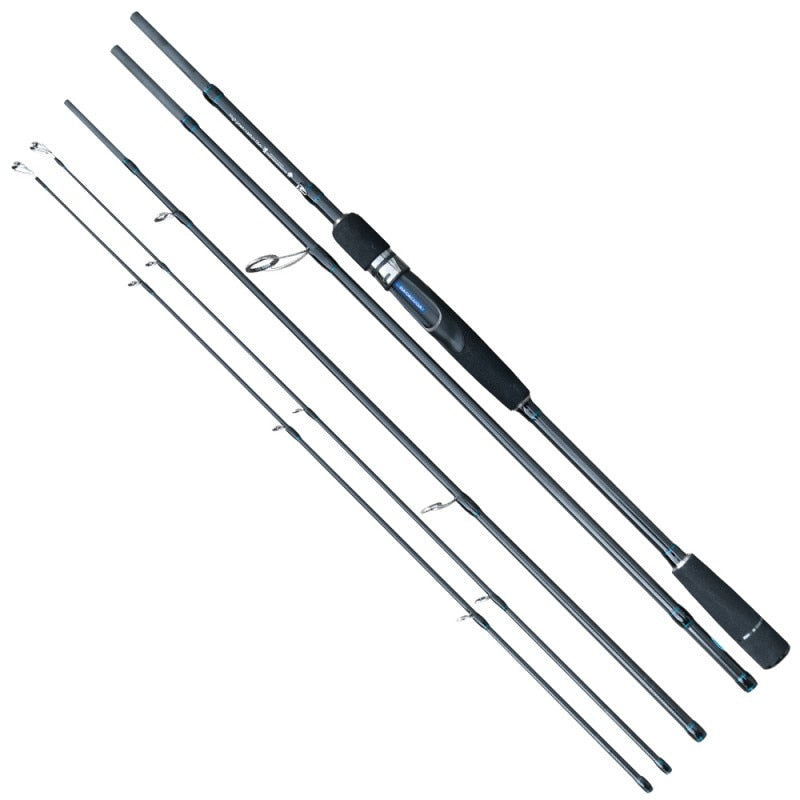 Baracuda Urban Stick Travel Spinning Rod 4-Piece Carbon with Dual Tip Action
