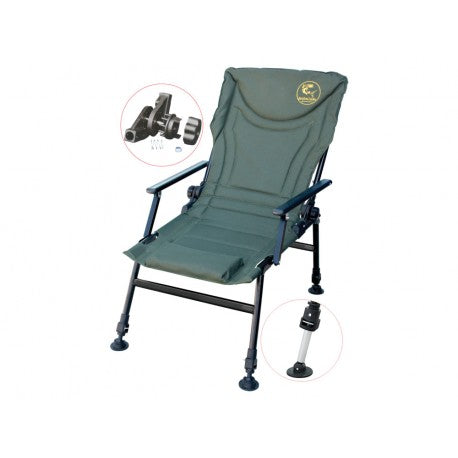 Baracuda Fishing Chair TFC008 Armrests Adjustable Legs Green