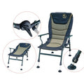 Baracuda Fishing Chair HYC009AL Adjustable Backrest Armrests