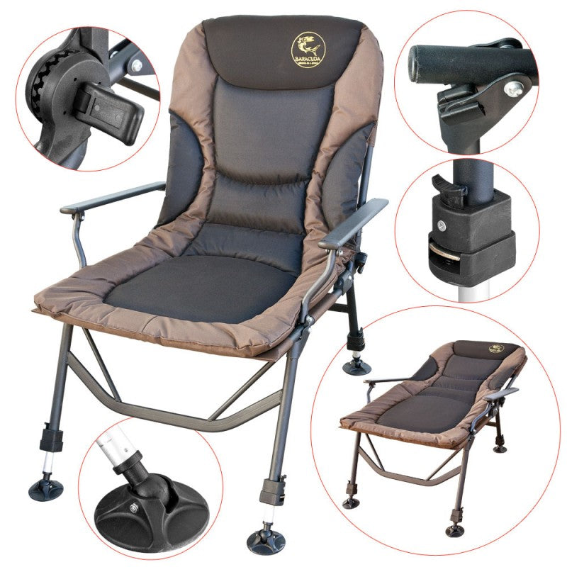 Baracuda Fishing Chair HXC022 Adjustable Backrest Armrests