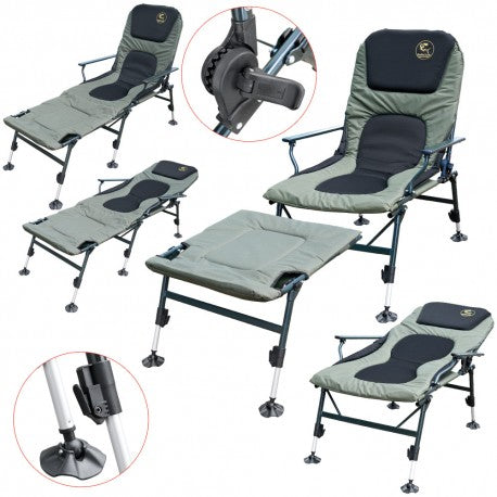 Baracuda Fishing Chair HYB010C-AL Convertible Chair Bed