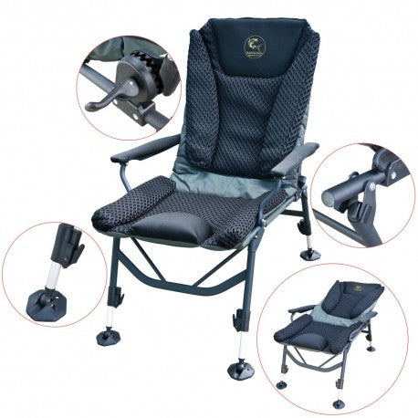 Baracuda Fishing Chair HYC022-ECO Neoprene Armrests Adjustable Legs