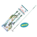 Baracuda 1x7 wire leader with treble hook assorted lengths 15 kg 30 pack