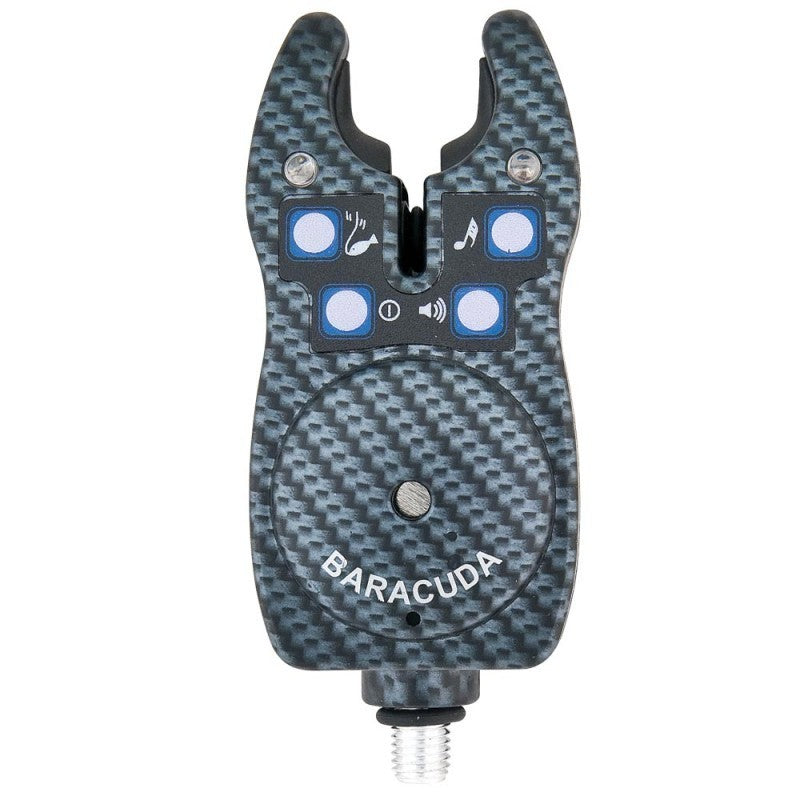 Baracuda Bite Alarm and Illuminated Swinger Set TLI10 4 Rod Case