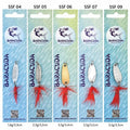 Baracuda Oscillating Spoon Lure Set 5 SSF Micro Assortment 1.6g-3.5g