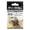 Baracuda Catfish Accessory Crane Swivel Mistrall 4-0 135kg 5pcs