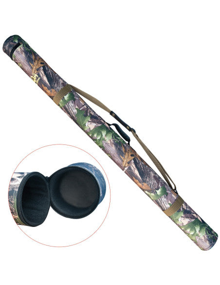 Fishing Rod Tube Baracuda B57 145cm 110mm Camo Hard Rod Case