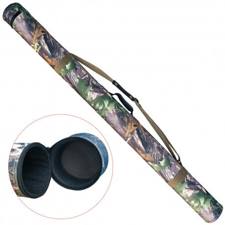 Fishing Rod Tube Baracuda B57 145cm 110mm Camo Hard Rod Case