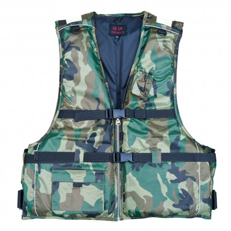 Baracuda Life Jacket SV9 Green Army Safety Vest 140 kg XXL